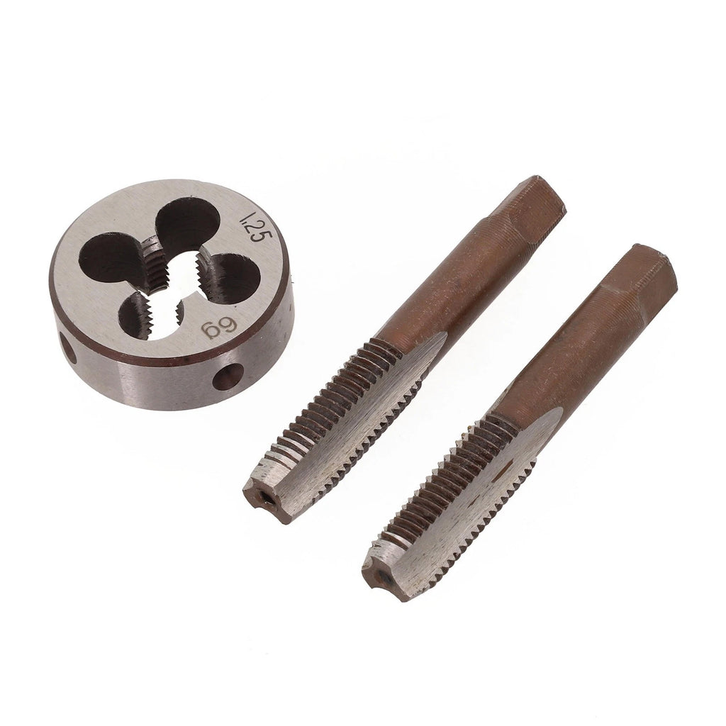 HSS M10x1.25mm Taper & Plug Tap + M10 X 1.25mm Die Right Hand