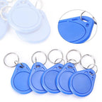 Set of 5 RFID IC Keyfobs 13.56 MHz for NFC Tag Keychains