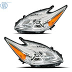 Set of 2 Halogen Headlights for Toyota Prius (2012-2015) Chrome