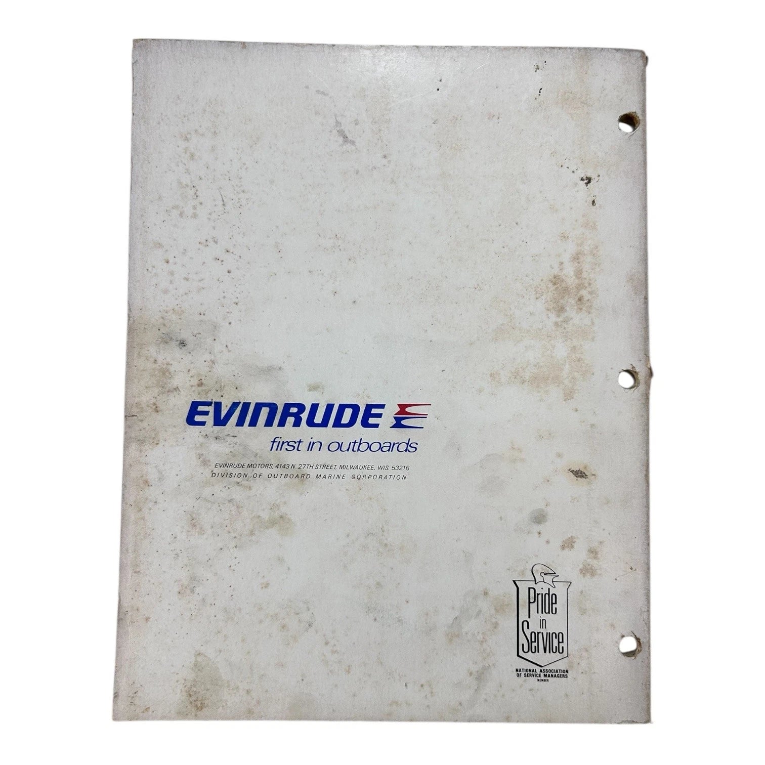 Evinrude Service Manual 5394 for 9.9/15 HP Outboard (1978)