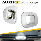 Chrome 12-LED License Plate Light for Chevy C/K 1500 2500 3500 (1988–1998)