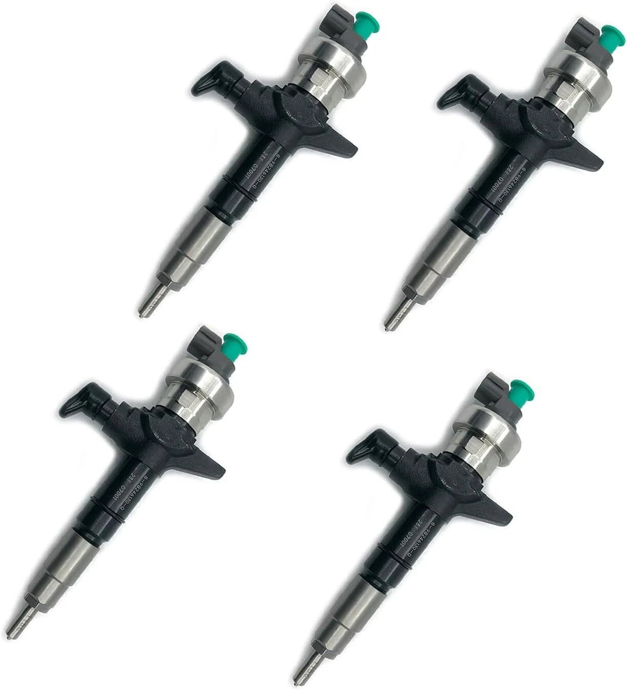 Set of 4 Common Rail Injectors 095000-9940 8-98246130-0 for Isuzu 4JJ1