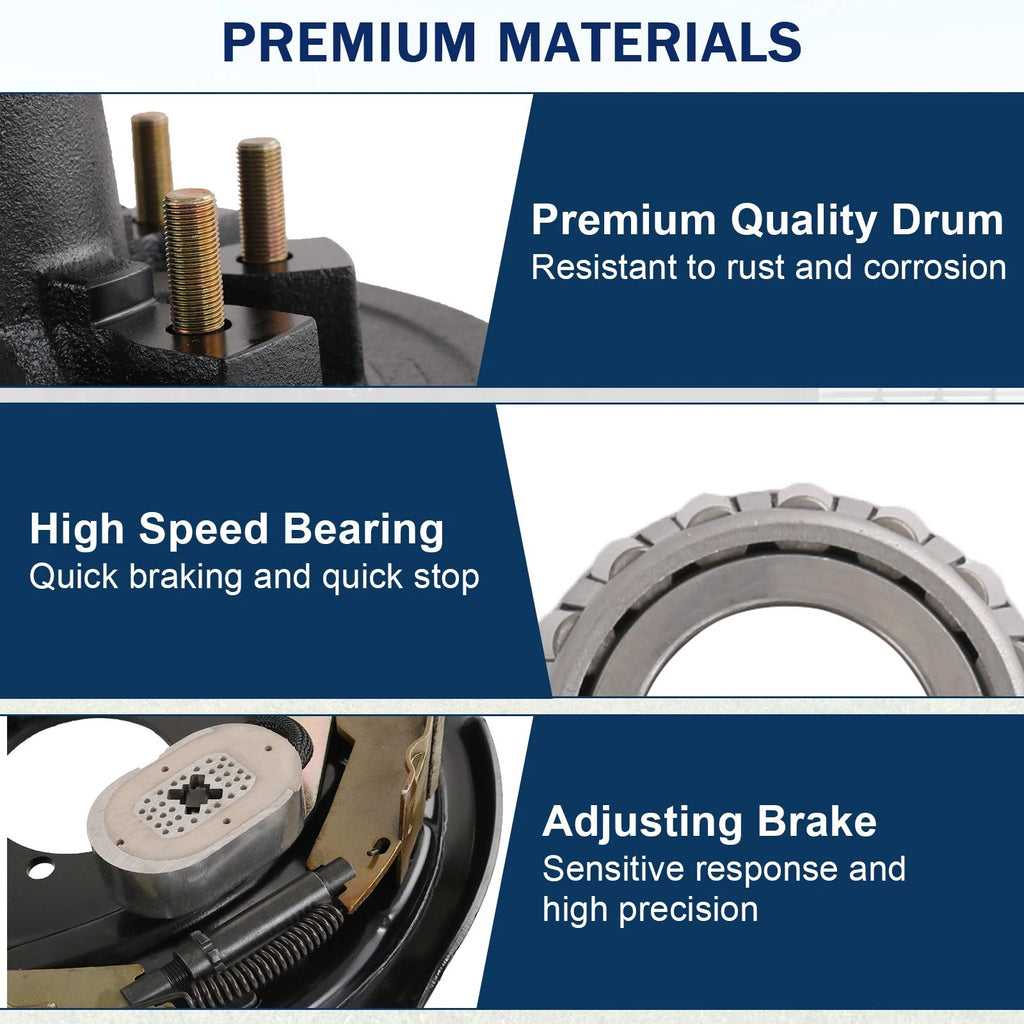 Hub Drum Kits for 7 Electric Brake (12" x 2")