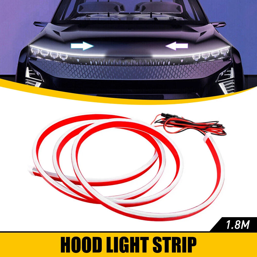 Dynamic Scan LED DRL Running Hood Light Strip for Chevy Silverado (V)