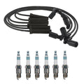 Denso 7mm Wire Set & 6 Iridium Power Spark Plugs Kit for Chevy 4.3L V6 (1996–2002)