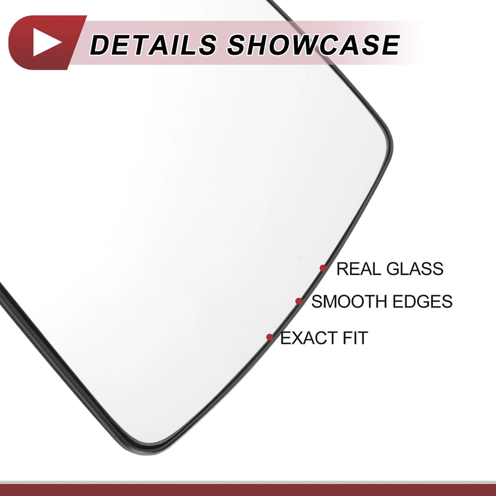 Left Driver Side Mirror Glass Replacement for Chevrolet Impala (2006–2013)