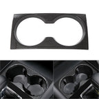Central Console Water Cup Cover Trim for Mazda 3 Axela (2020–2021) Carbon Fiber