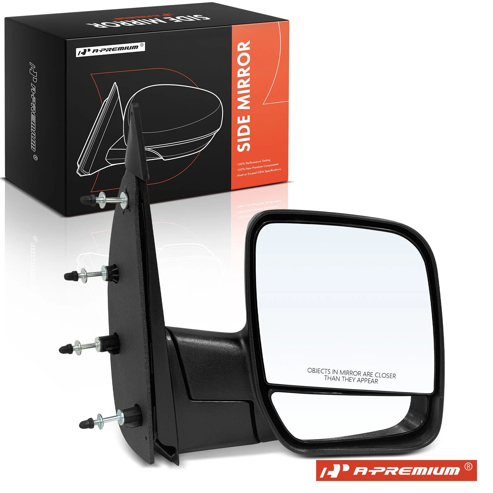 Passenger Manual Mirror for Ford E-150/250 Econoline (1992–2014)
