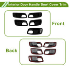 Set of 5 Interior Door Handle Bowl Cover Trim for Dodge Charger (2011–2021)