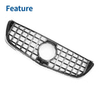 Front Upper Bumper Grille for Mercedes-Benz V-Class (2015–2023) Chrome