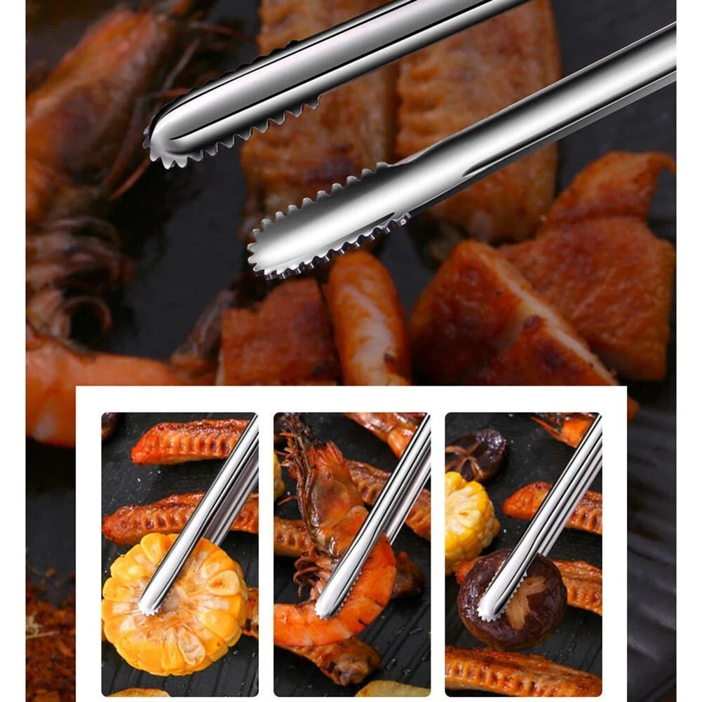 Stainless Steel Tongs for Grilling and Cooking