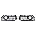 Fog Lamp Grill Cover for Audi A1 8X (2010–2014) Pair Gloss Black