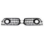 Fog Lamp Grill Cover for Audi A1 8X (2010–2014) Pair Gloss Black