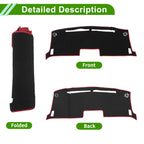 Dashboard Cover for Nissan Moco MG33S (2012–2018) Black Red Anti-Slip
