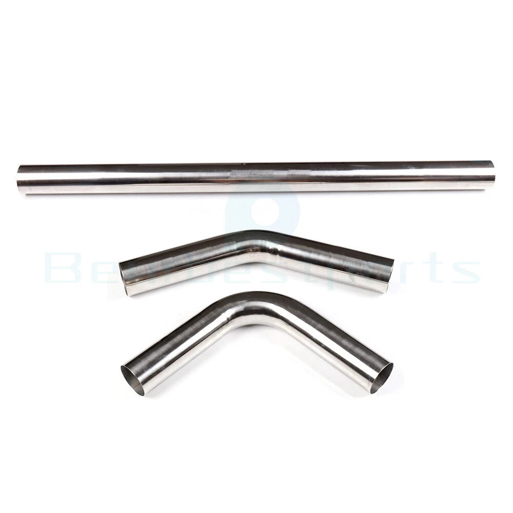 3" (76mm) T-304 Stainless Steel Exhaust Tube Pipe Bend for Universal