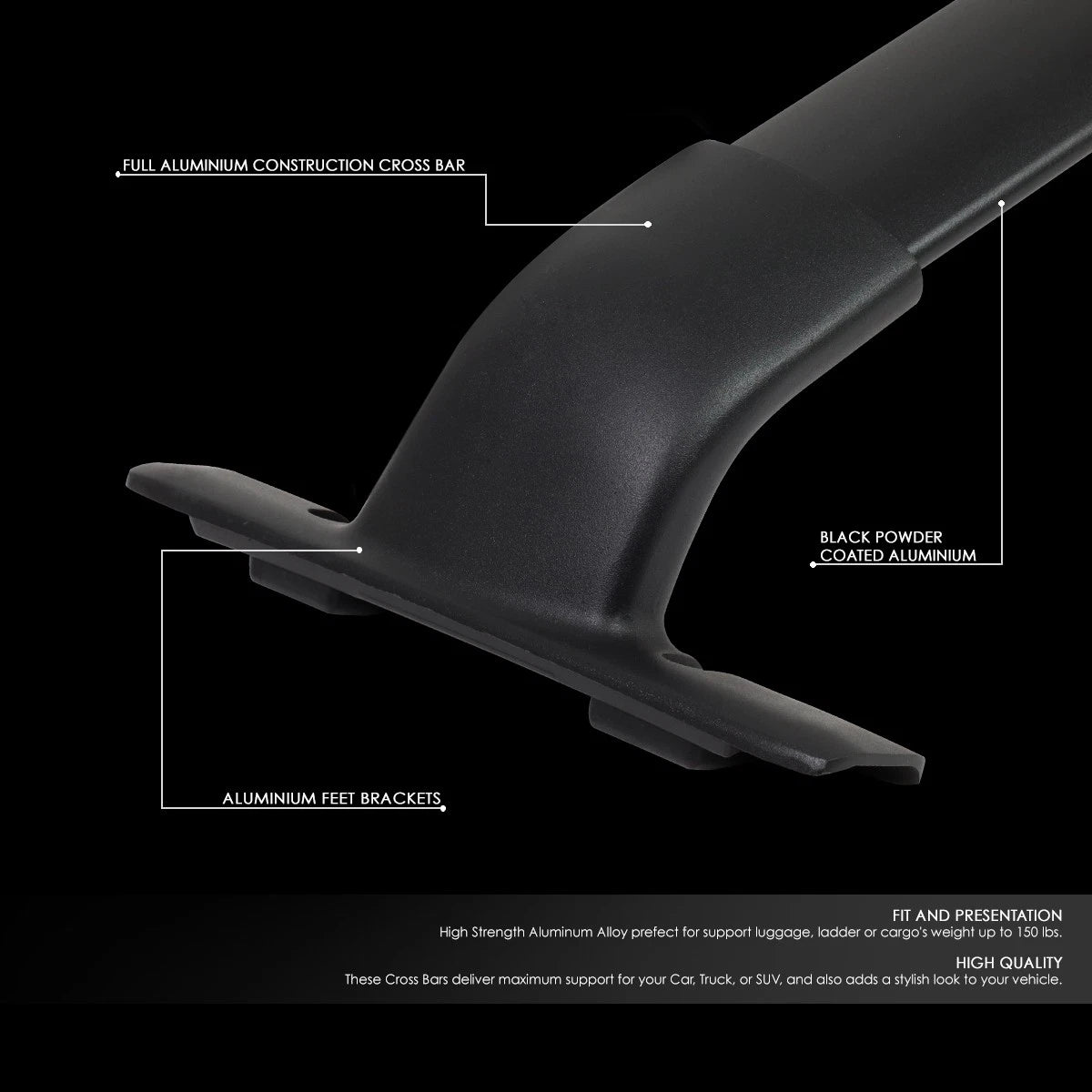 Roof Rack Cross Bar for Nissan Murano (2015–2018)