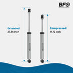 Set of 2 Front Shock Absorbers for Jeep Wrangler JK (2007–2018) Lifted 0.5-2.5"