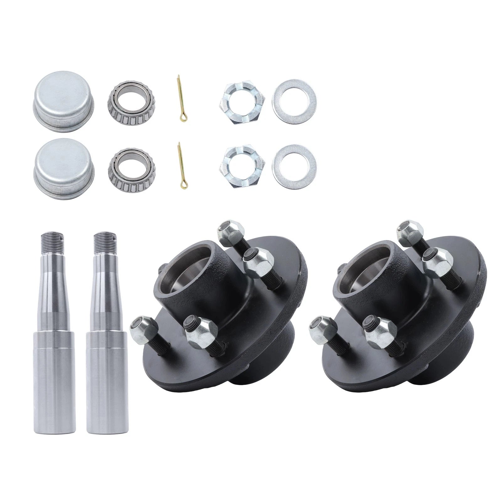 Trailer Hub Kit for 5 on 5.45' Spindle (8.25' Round)