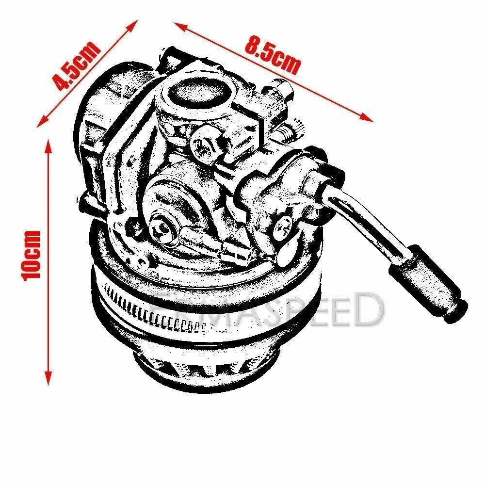 36T Sprocket + Carburetor + Exhaust Muffler for Motorised Engine (Motorcycle)