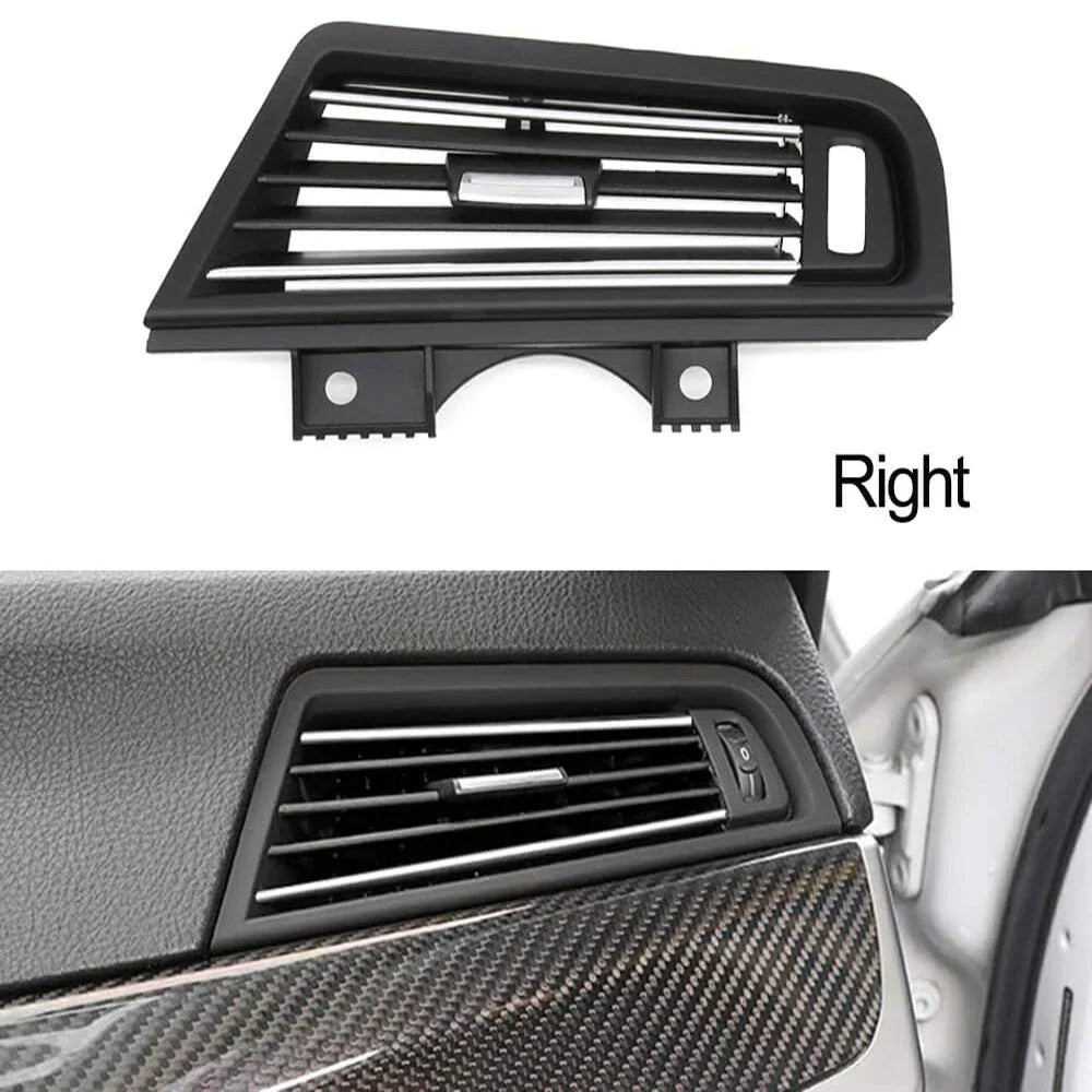 Chromed AC Vent Grille Cover for BMW Front Dashboard (2007-2013)