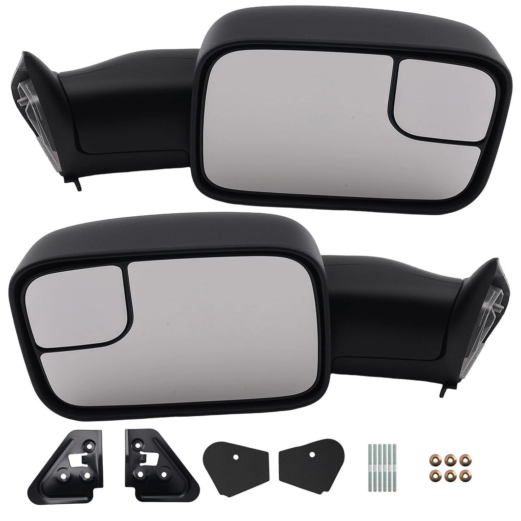 Side Mirror Set for Dodge RAM 1500/2500/3500 (1994–1997) Manual