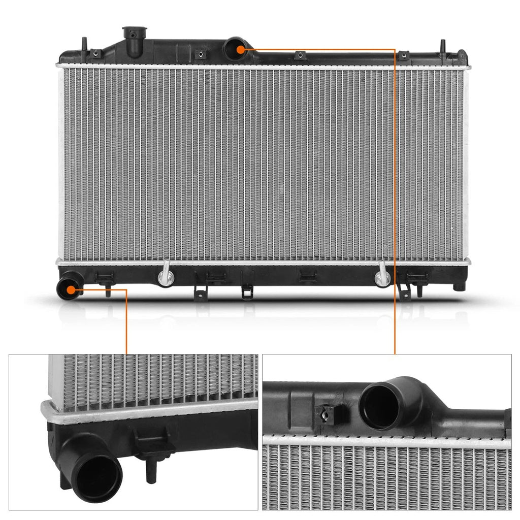 OE Aluminum Radiator DPI-13293 for Subaru Legacy/Outback 2010–2015
