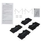 Front Ceramic Brake Pads Kit for Toyota Sequoia Tacoma (2001–2023)