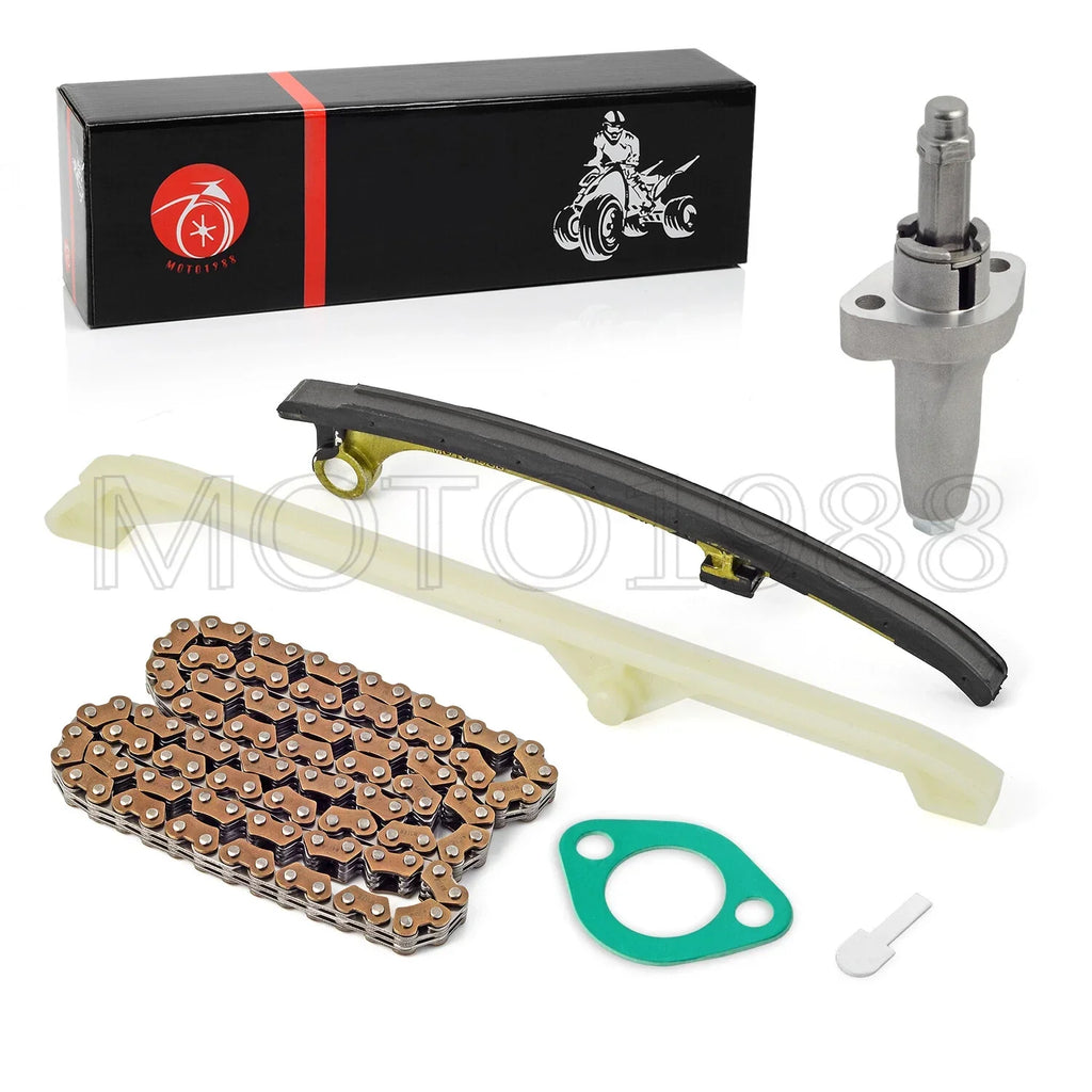 Tensioner Lifter & Cam Timing Chain + Guide for HONDA Rincon (2003–2022)