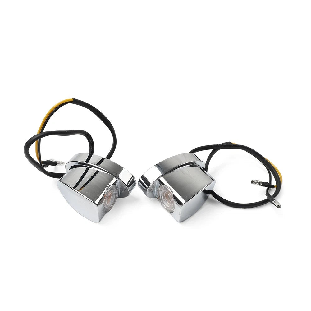 Rear Turn Signal Blinker Light Amber for Harley Sportster Chrome