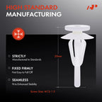 50Pcs 8mm Nylon Door Moulding Retainer Clip for Mitsubishi