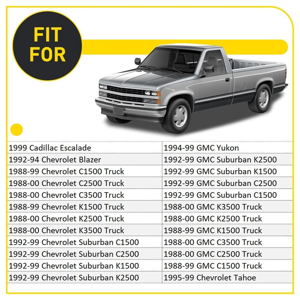 Weatherstripping Seal for Chevy GMC C1500 C2500 (1990–1999)