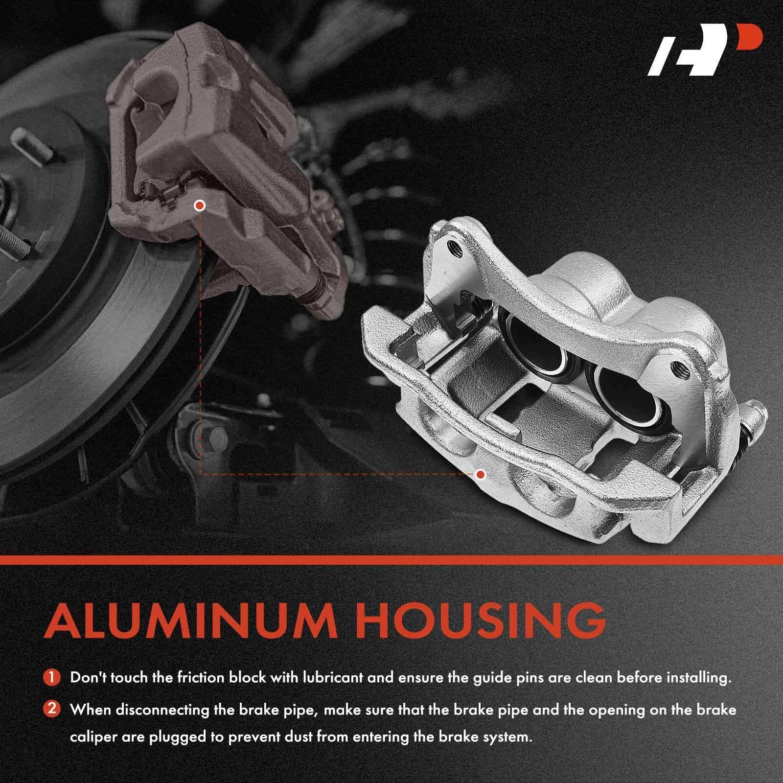 Pair Front Brake Calipers & Pads for Ford Edge Lincoln MKX (2007–2010)