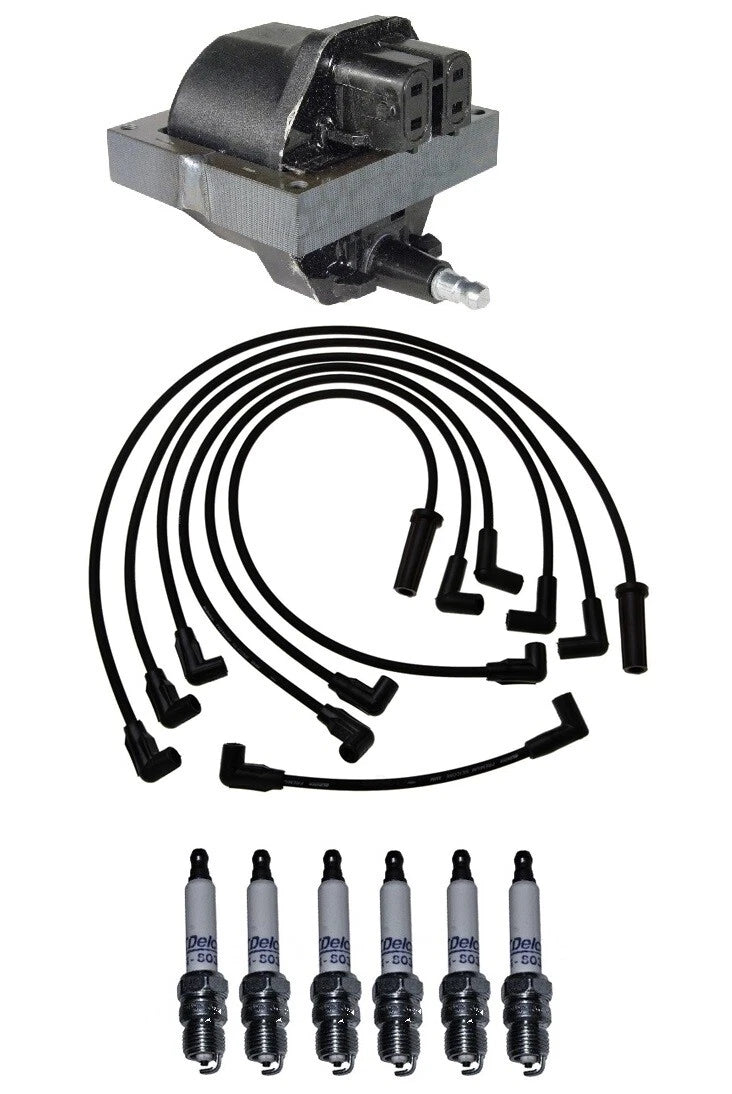 Ignition Wires & Spark Plugs Kit for GMC Chevy K2500 (1996–2002)