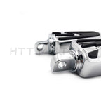 Chrome Lightning Flash Foot Pegs for Harley Touring Electra Glide Softail Dyna (1990–2023)