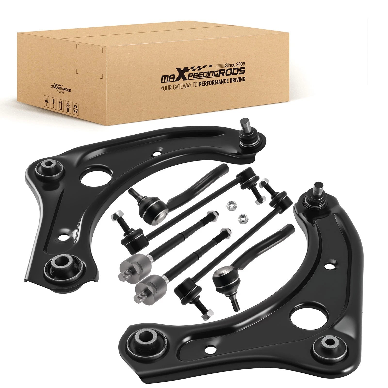 Front Control Arm Ball Joints Tie Rod for Nissan Micra (2015–2019)