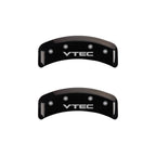 Set of 4 Gloss Black Caliper Covers for Acura CL 2001–2003 by MGP