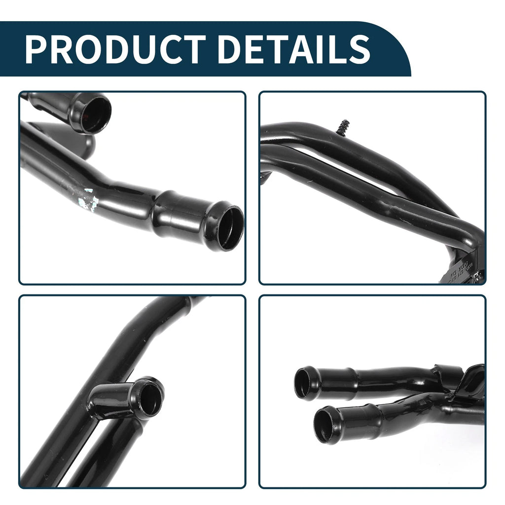 Radiator Hose Coolant Pipe for Volkswagen Golf (2007–2009) 1 Pcs Black