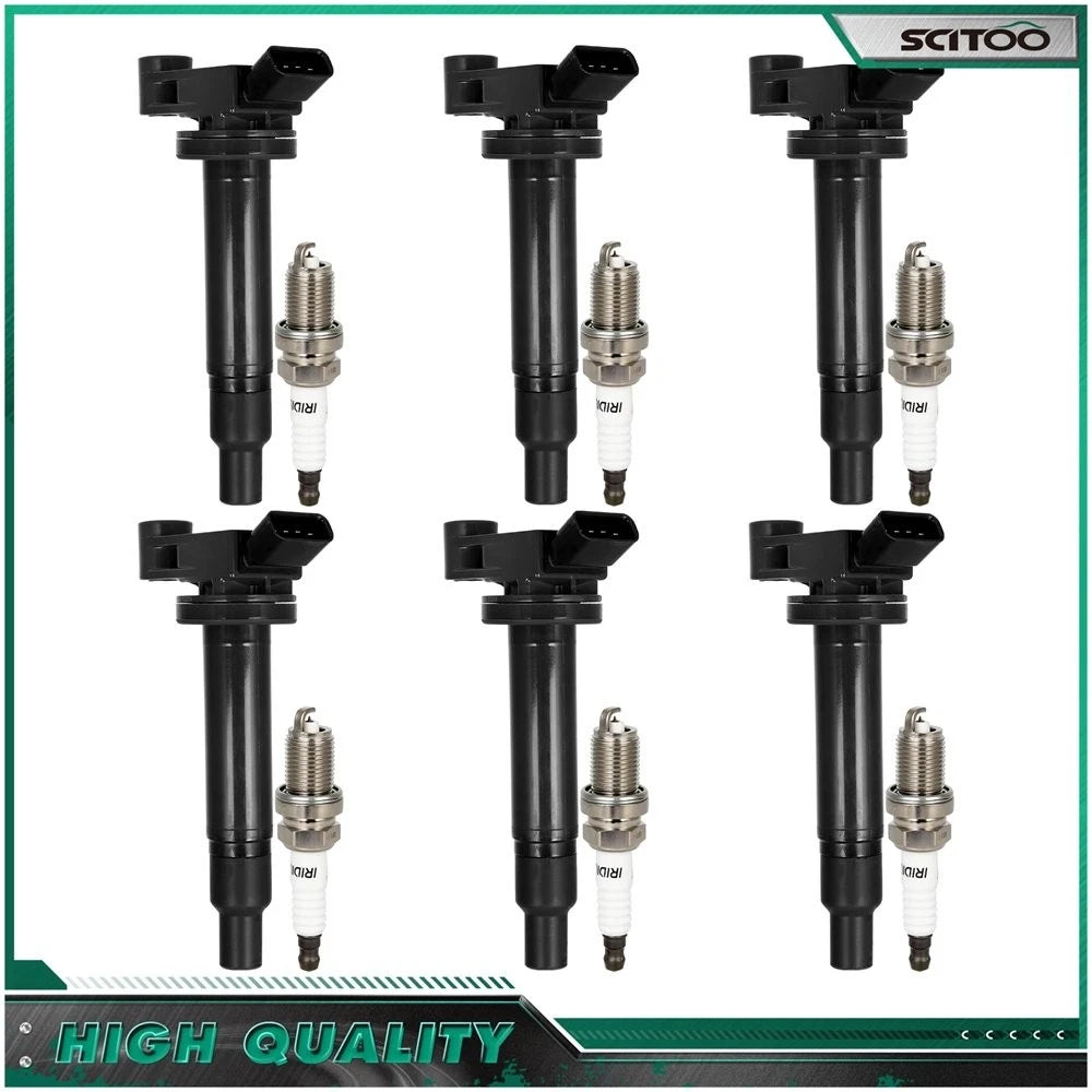 Ignition Coils & Spark Plugs for Toyota Sienna Avalon Camry Lexus ES300 (1998–2006)
