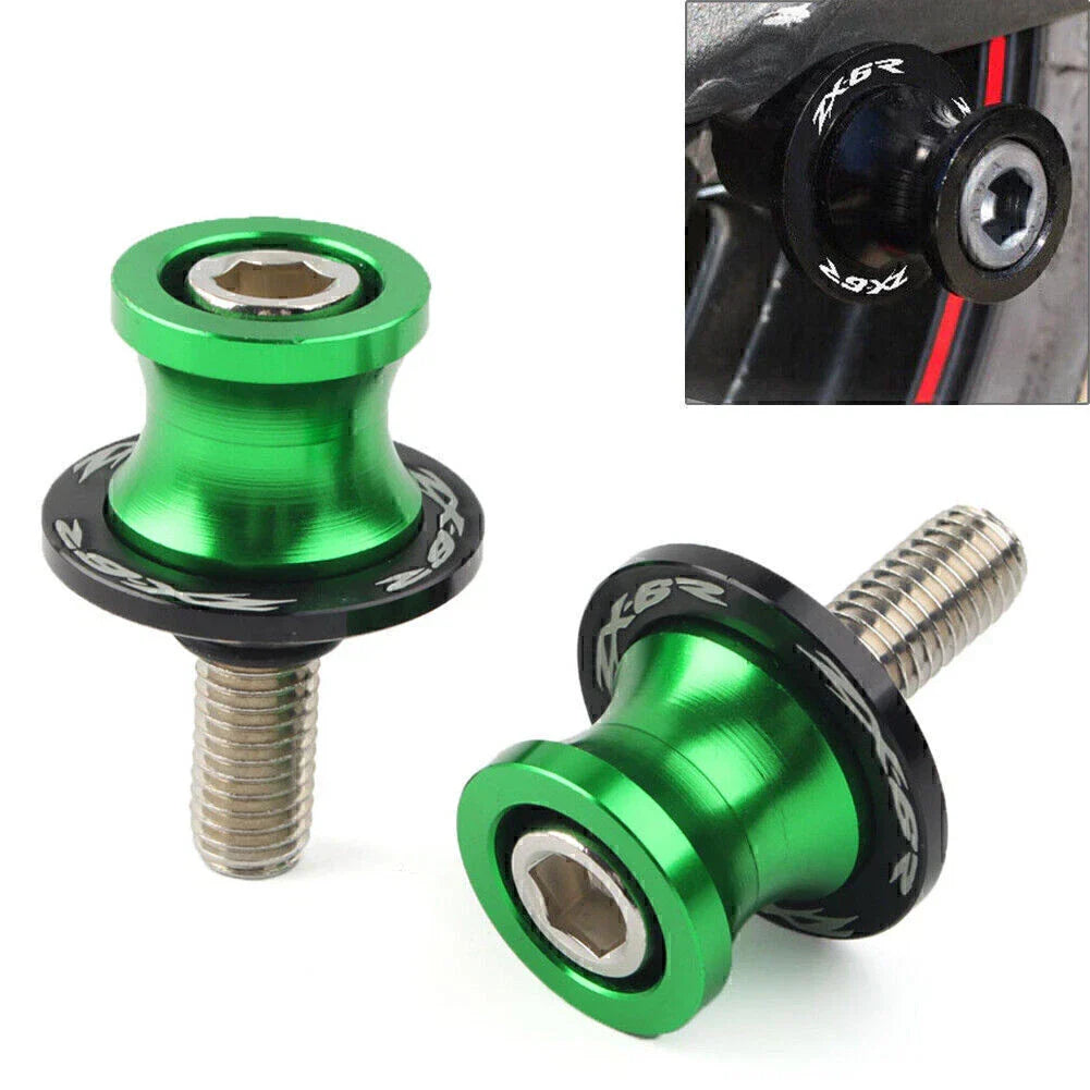 10MM Motorcycle Swingarm Spools for KAWASAKI ZX6R (1998-2011)