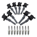 Set of 8 NGK Iridium Spark Plugs for F-250 Mustang Navigator V8 (2000–2023)