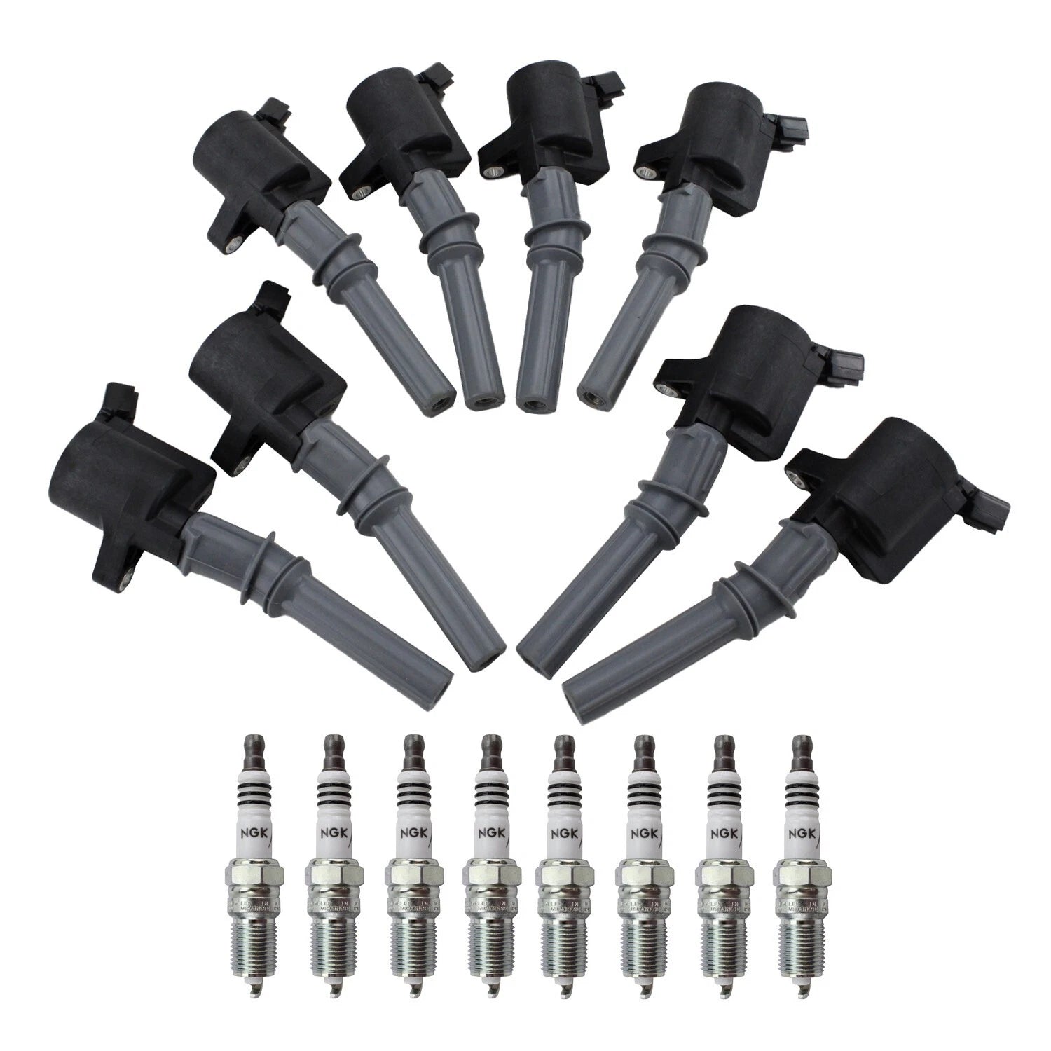 Set of 8 NGK Iridium Spark Plugs for F-250 Mustang Navigator V8 (2000–2023)