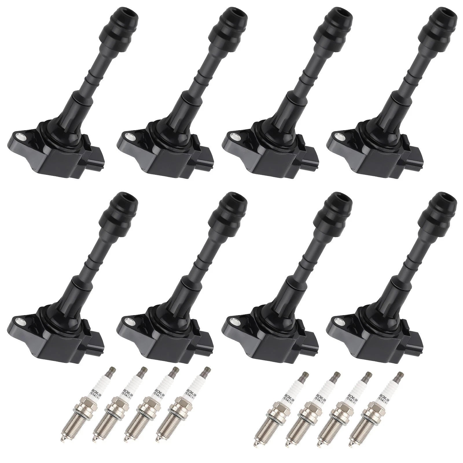 Ignition Coil & Spark Plug for Nissan Pathfinder (2008–2012) Infiniti QX56 (2007–2010) 5.6L