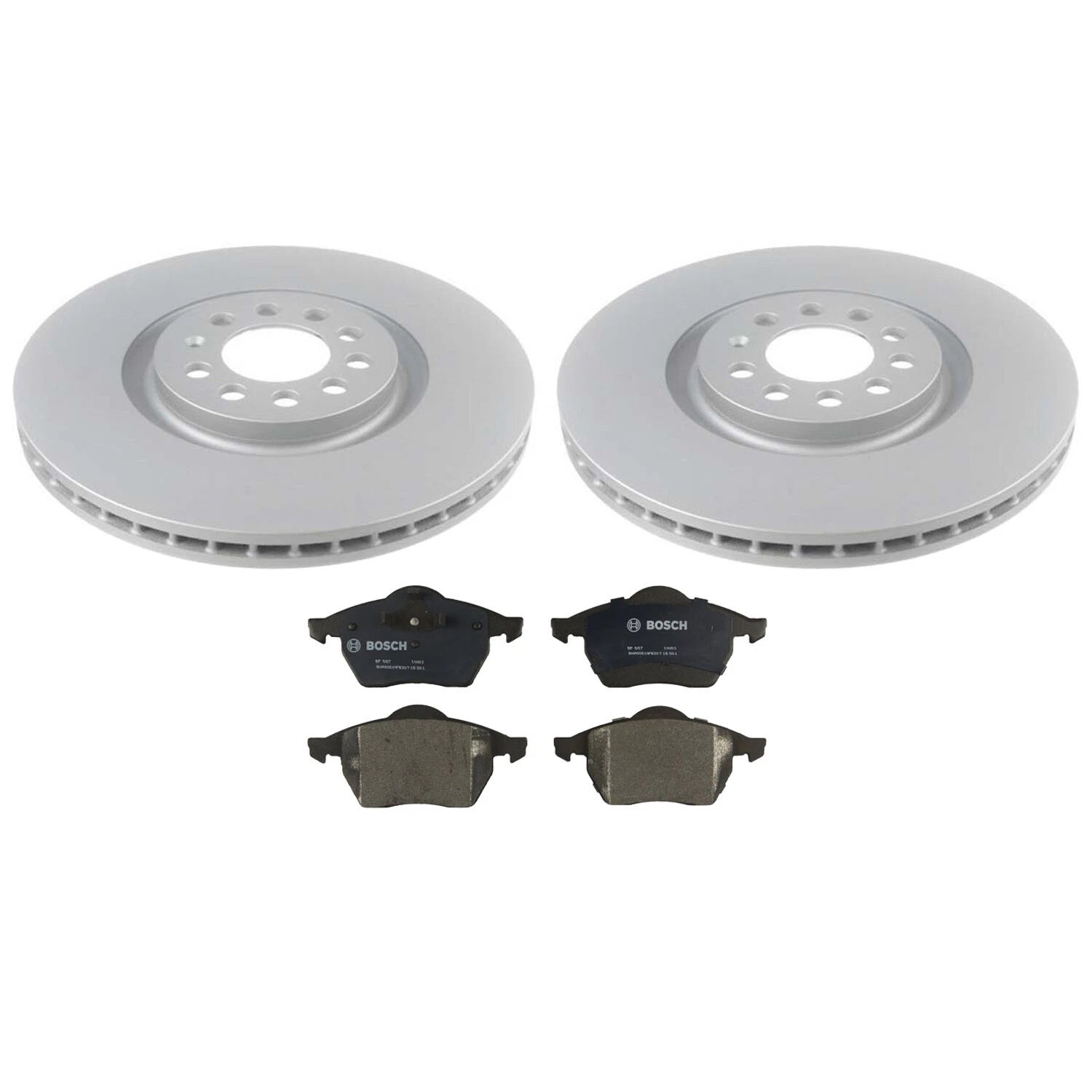 Front Brake Kit 312mm Rotors & Bosch Pads for Audi TT Quattro