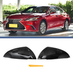 Mirror Cover Cap Replacement Set of 2 Gloss Black for Lexus ES (2018–2023)