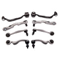 8 Pcs Control Arm for Lexus LS460 RWD (2009–2017) Black & Silver