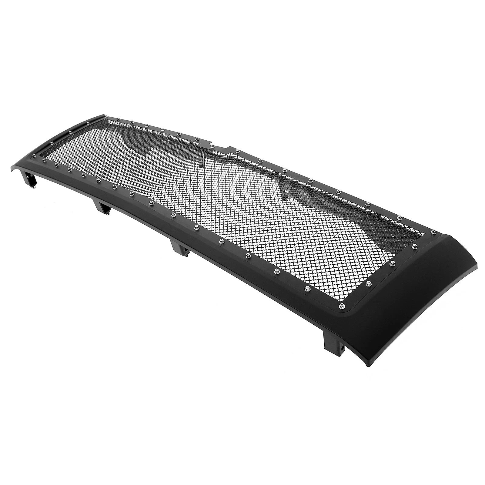 Upper Black Rivet Mesh Grille for Chevy Silverado 2500/3500 (2007–2010)