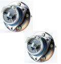 Set of 2 Rear Wheel Bearing Hub Assemblies for Chevy Pontiac Saturn (FWD)
