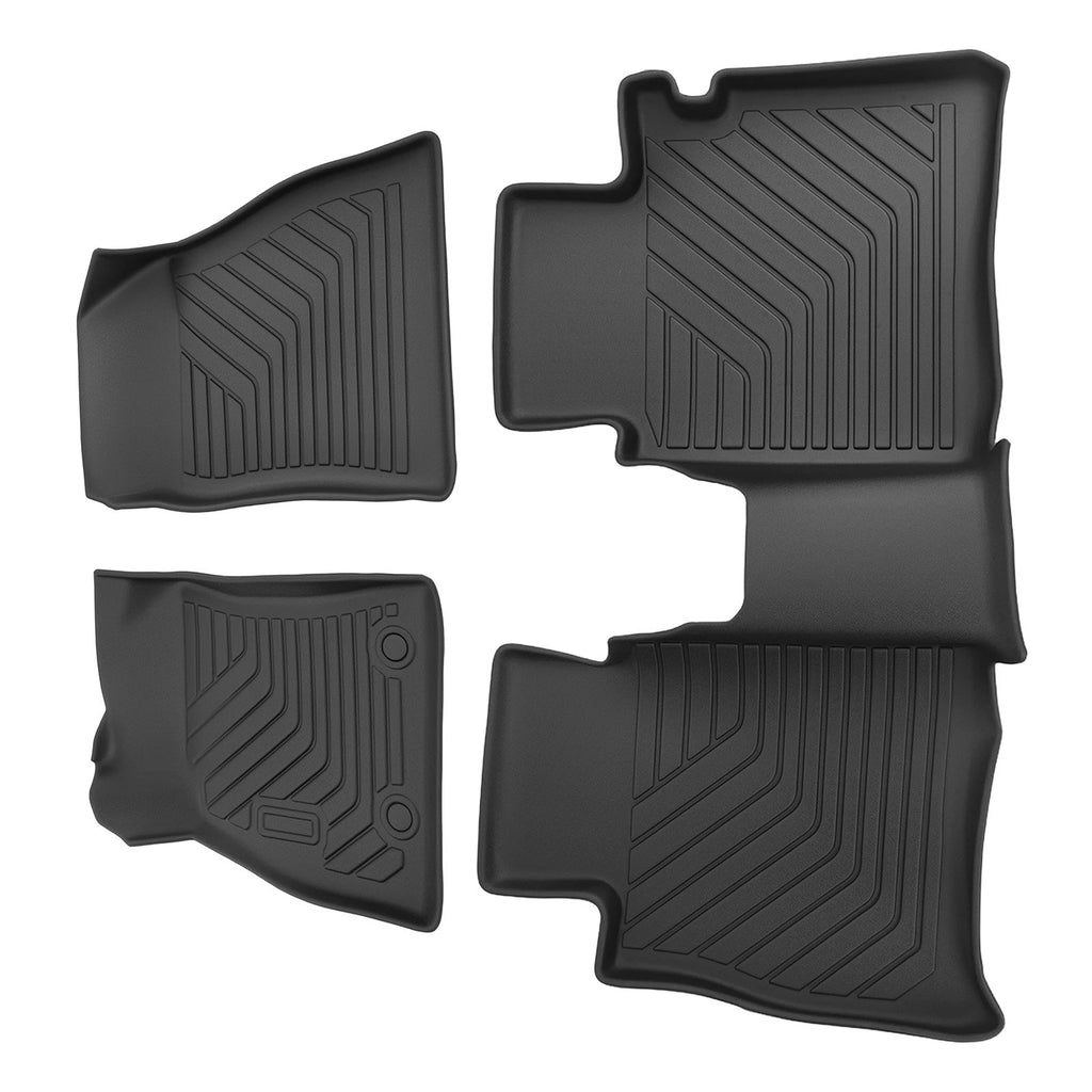 Set of 4 TPE Rubber Carpet Floor Mats for Nissan Sentra (2013–2019)