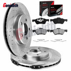 Front Drilled Rotors Brake Pad Kit for Ford Escape Mazda Tribute (2001–2012)