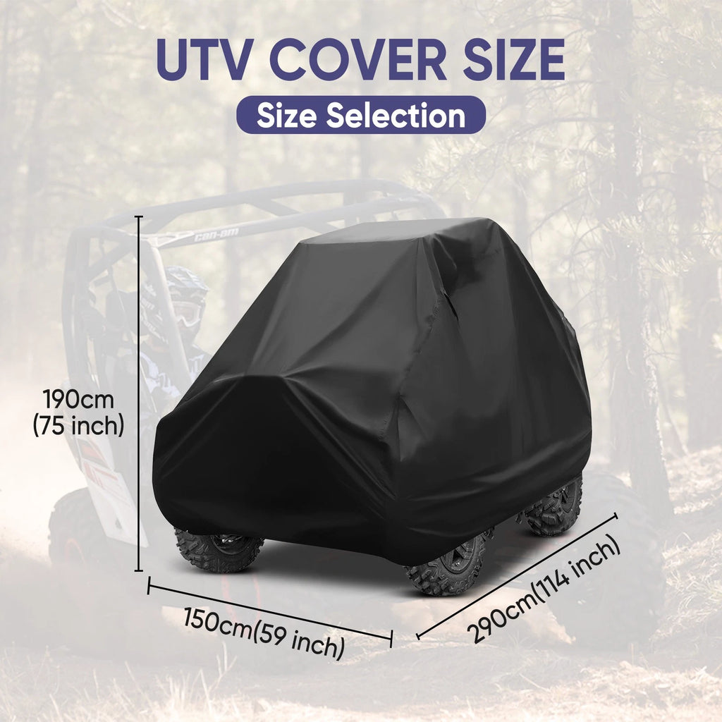 UTV Cover for Can Am Defender, Polaris Ranger, Commander, Pioneer, Kawasaki (2 Seater)